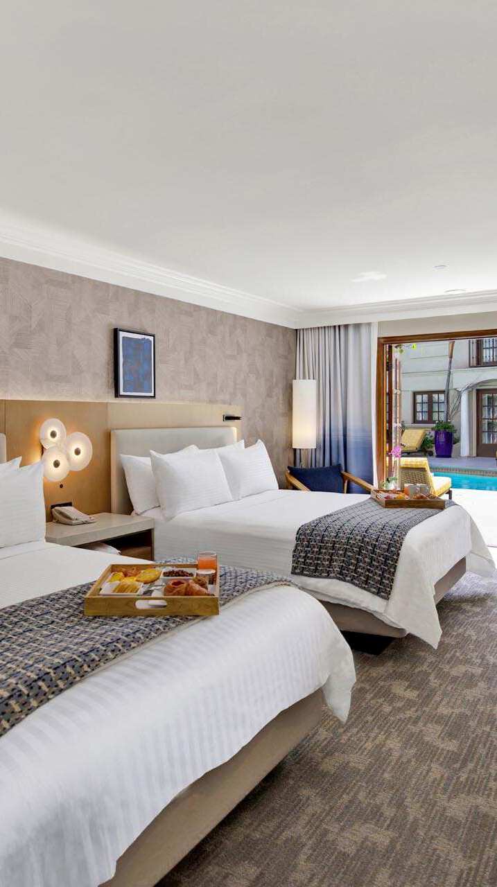 Guest room with two queen beds