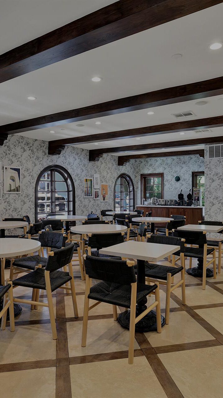Breakfast seating area